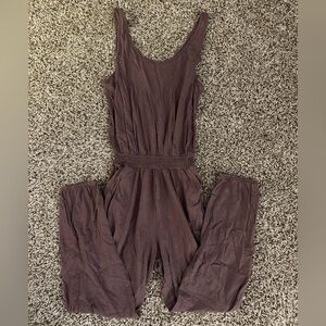 Aerie plum jumpsuit